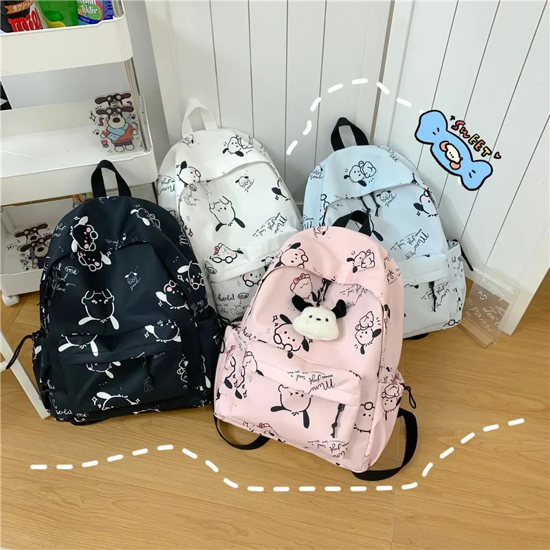 Japanese Pacha dog girl bag cute soft sister backpack student large capacity backpack