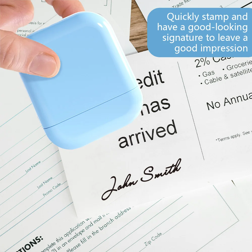 Description Picture 3 of item1pc Personalized Student Name Stamp Custom Waterproof Seal Kindergarten Travel-Friendly Gift Set For Children