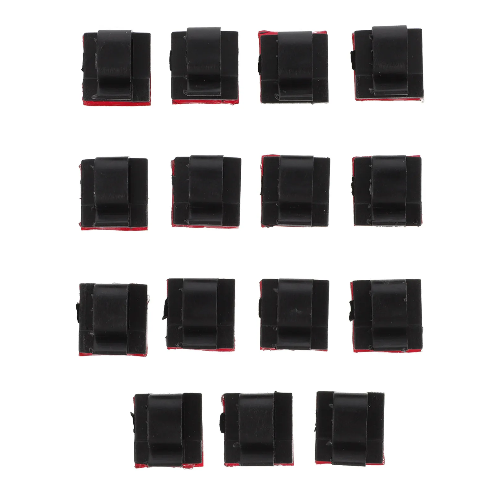 15Pcs 데스크탑 케이블 클립 자체 접착식 코드 정리기 책상 사무실 가정용 플라스틱 와이어 관리 클립 데이터 케이블 홀더