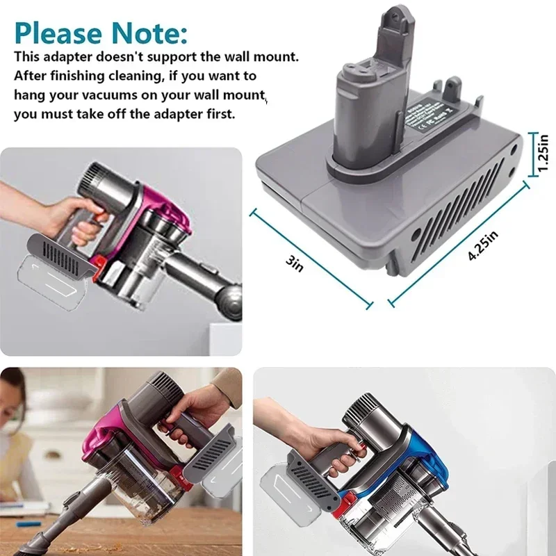 어댑터 컨버터 MT31B, DW31B, MIL31B, BOS31B, 마키타, 밀워키, 보쉬, 디월트 18V, 20V 배터리, 다이슨 B 타입 도구