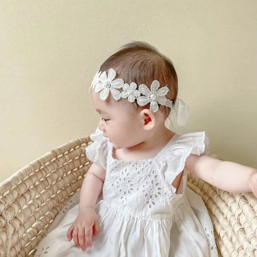 Lovely Headgear Flower Summer Photography Props Spring Headwear Korean Style Hair Hoop Headdress Infant Hairband Baby Headband