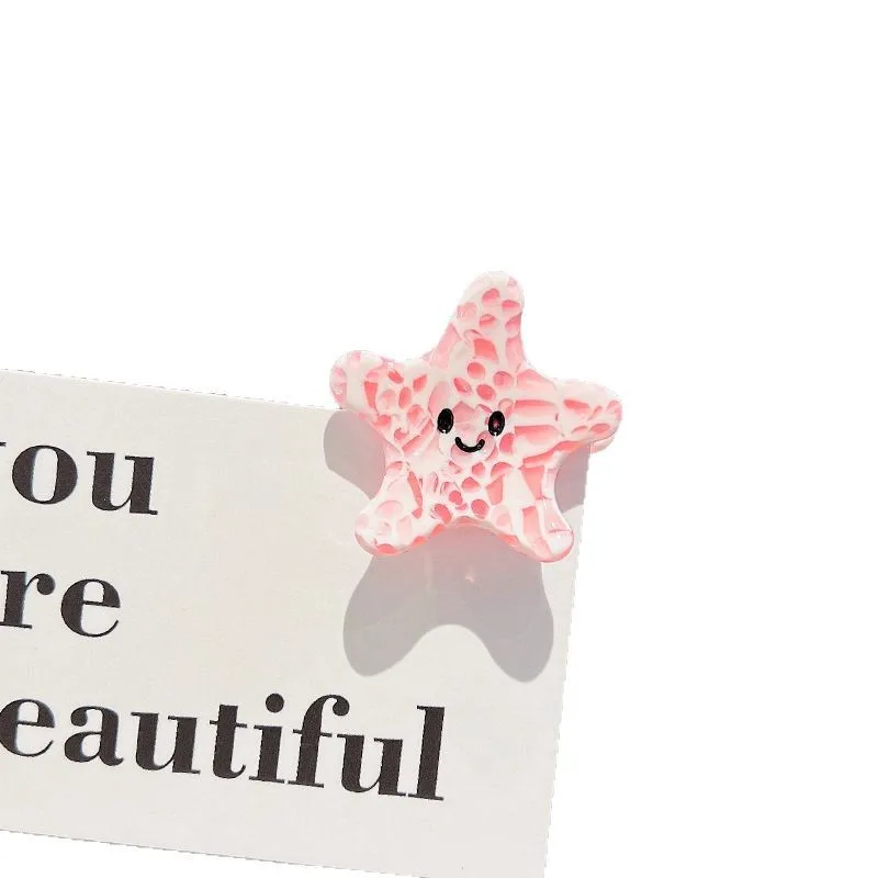 Kawaii Shark Hair Clip - Women's Marine Animal Theme Acrylic Acid Clips for Half Up Hairstyles, Non-Slip Cute Hair Accessories