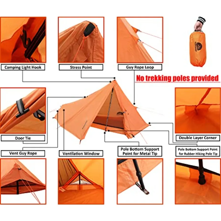 Ultralight Trekking Tent 5