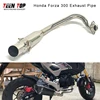 Motorcycle Exhaust Front Link For Honda Forza300 Forza 300 51mm Steel Moto Bike Escape Moto Exhaust Pipe