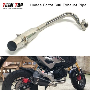 Motorcycle Exhaust Front Link For Honda Forza300 Forza 300 51mm Steel Moto Bike Escape Moto Exhaust Pipe