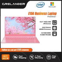 CRELANDER Laptop 15.6 Inch 16G RAM Intel N5095 Windows 11 Ultrathin Laptop Backlit Keyboard Fingerprint Unlock Notebook Computer 1