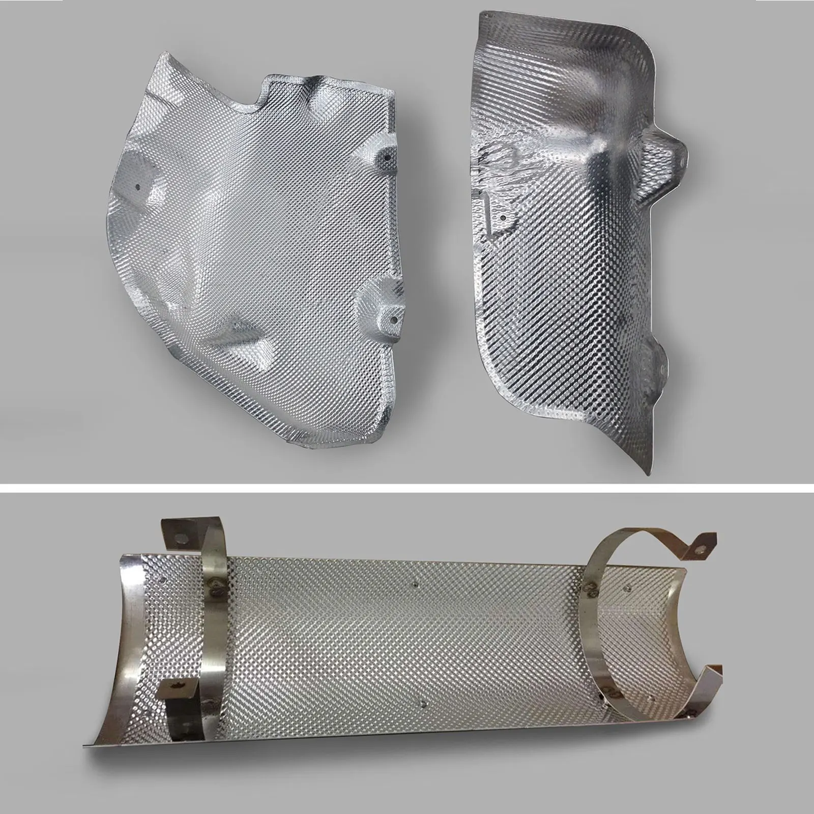 Embossed Aluminum Heat Shield Heat Shield Firewal Floor Pan Fuel Tank  Silver Turbo Manifold 300mm X 500mm Aluminum - AliExpress
