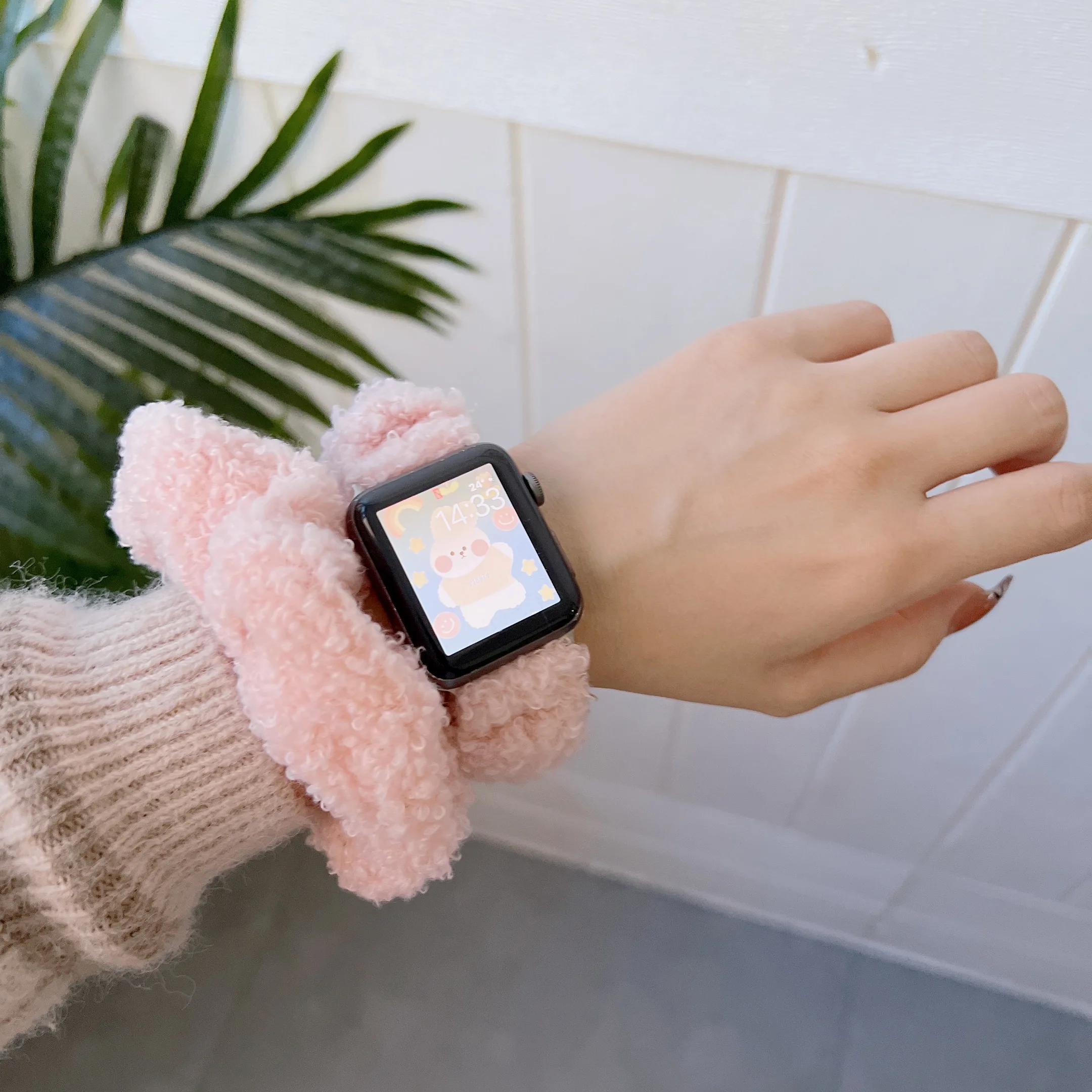 Ремешок Модный женский эластичный скрапбук для Apple watch SE7 6 5 4 3 2 1 38/42 мм 40 44 iwatch 41 45 |