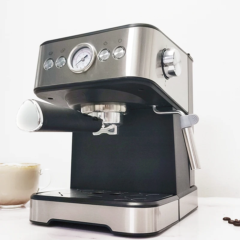 Professional Espresso coffee maker stainless steel Italian Cappuccino Automatic Coffee Machine Household 20 bar with Steam Wand 4