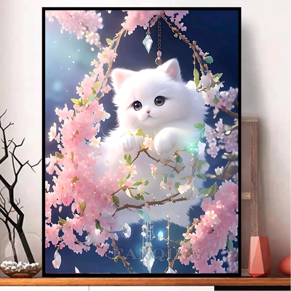 Wholesale Wholesale 5D Diamond Painting Cat Tiger Squirrel Animal Diamond  Embroidery Kit Living Room Decoration Wall Art Canvas Picture From  m.