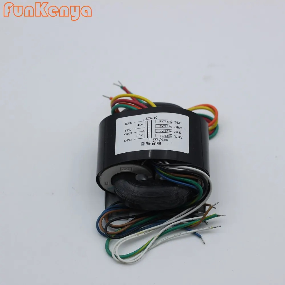 

40W Home Audio Preamp R Type Transformer DAC Dual 0-18V Dual 0-9V