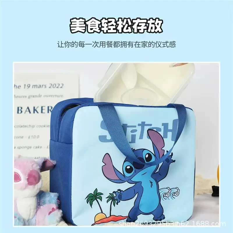 Originale Disney Cartoon Mickey Mouse Zootopia Pooh Cute Lunch Box Bag Stitch Handbag Outdoor Tote Bag