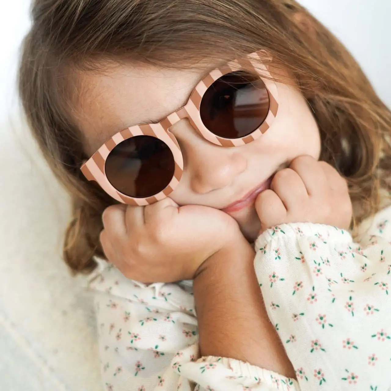 New Fashion Children Glasses Vintage Round Outdoor Sun Protection Baby Girls Acrylic UV400 Sunglasses Kids Eyeglasses_voghion.com