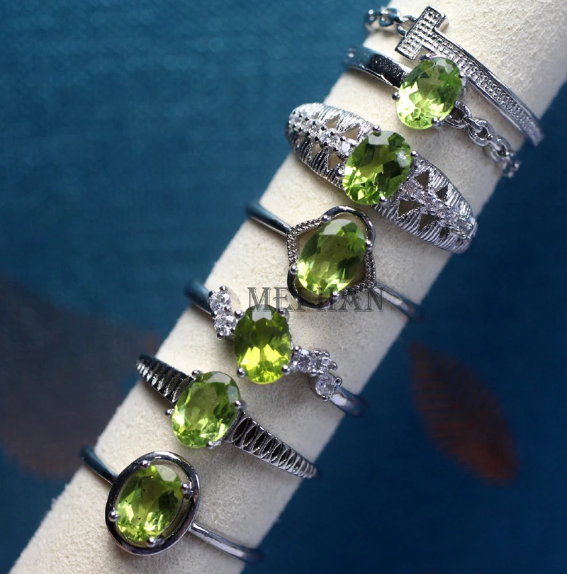 Dropship Natural Peridot Gemstone Oval Beads; Gemstone Wholesale