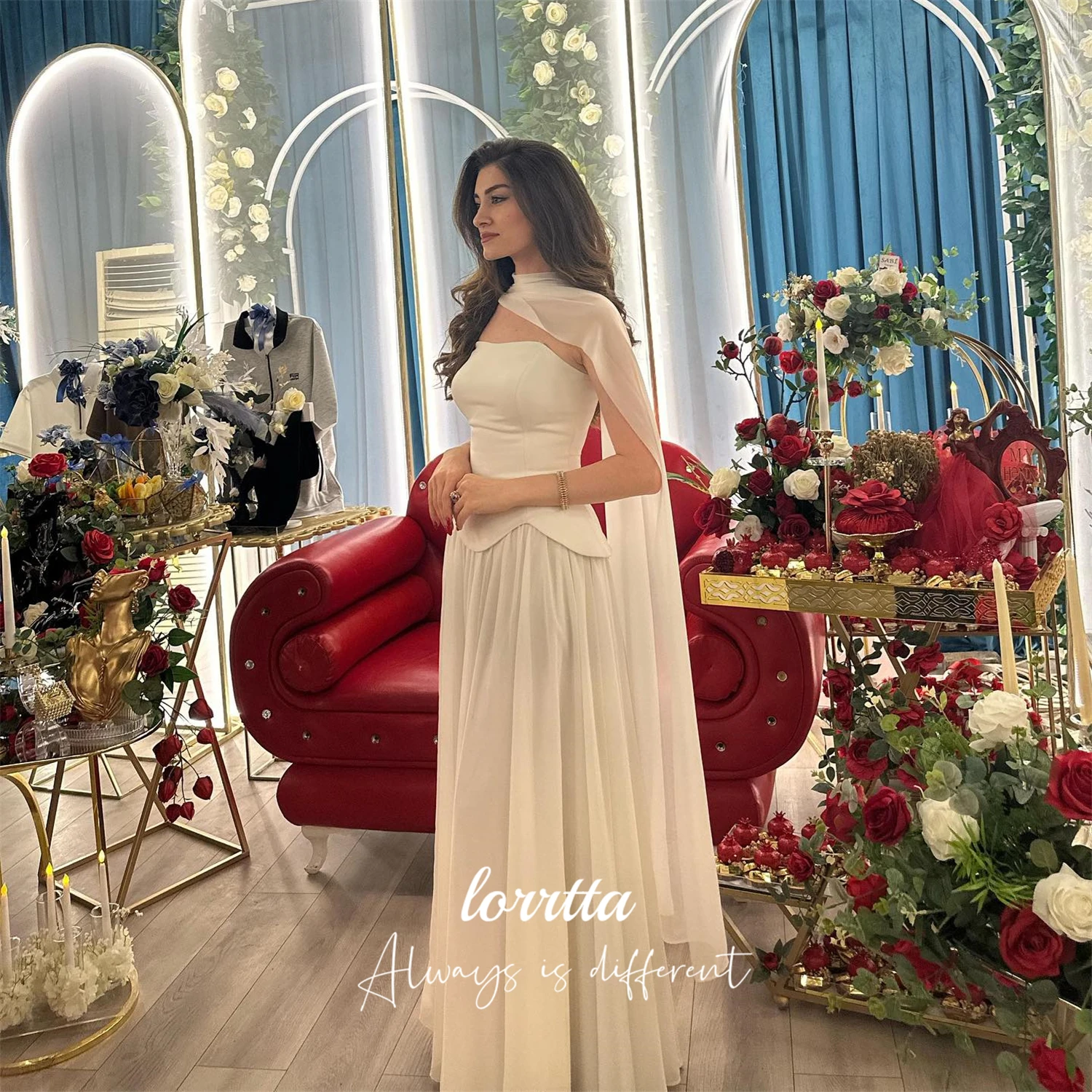 Lorrtta Customized Women Evening Dresses for Special Occasions Party Dress Happy Sharon Evening Dresses 2025 Woman Chiffon Prom