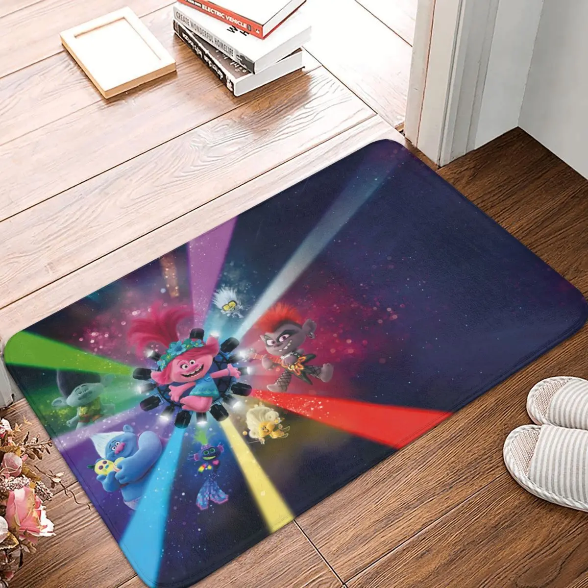 Personaggi Dei Film (2) Trolls World Tour Tappetino Da Bagno Tappeto Home Door Mat Kitchen Carpet Decor