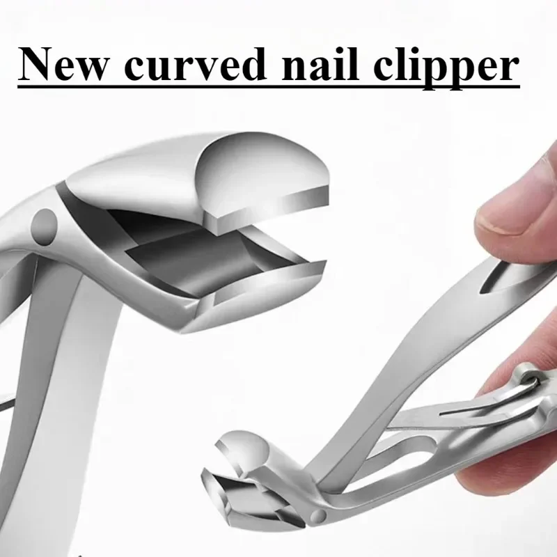 High-Quality Wide Fashional Nail Clippers Thick Hard Toenail Fingernail Pedicure Tools New Cutter Trimmer Manicure Scissors