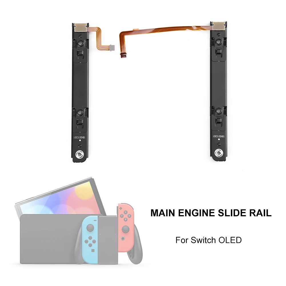 Right Left Slide Rail With Flex Cable Easy Installation Console Slide Repair Part For Switch