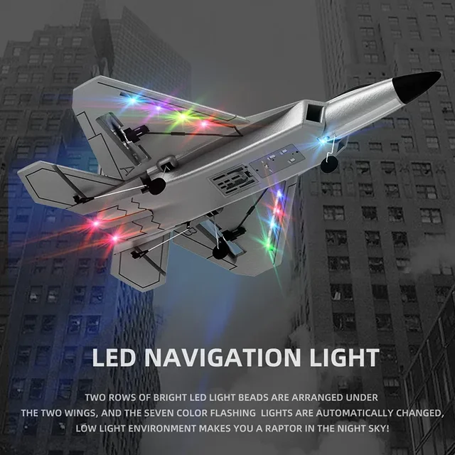 BM22 F22 Fighter 4CH Larger Plane 2.4G Fixed-wing Remote Control Airplane Electric Foam Model 490MM Biger Glider Toys 4