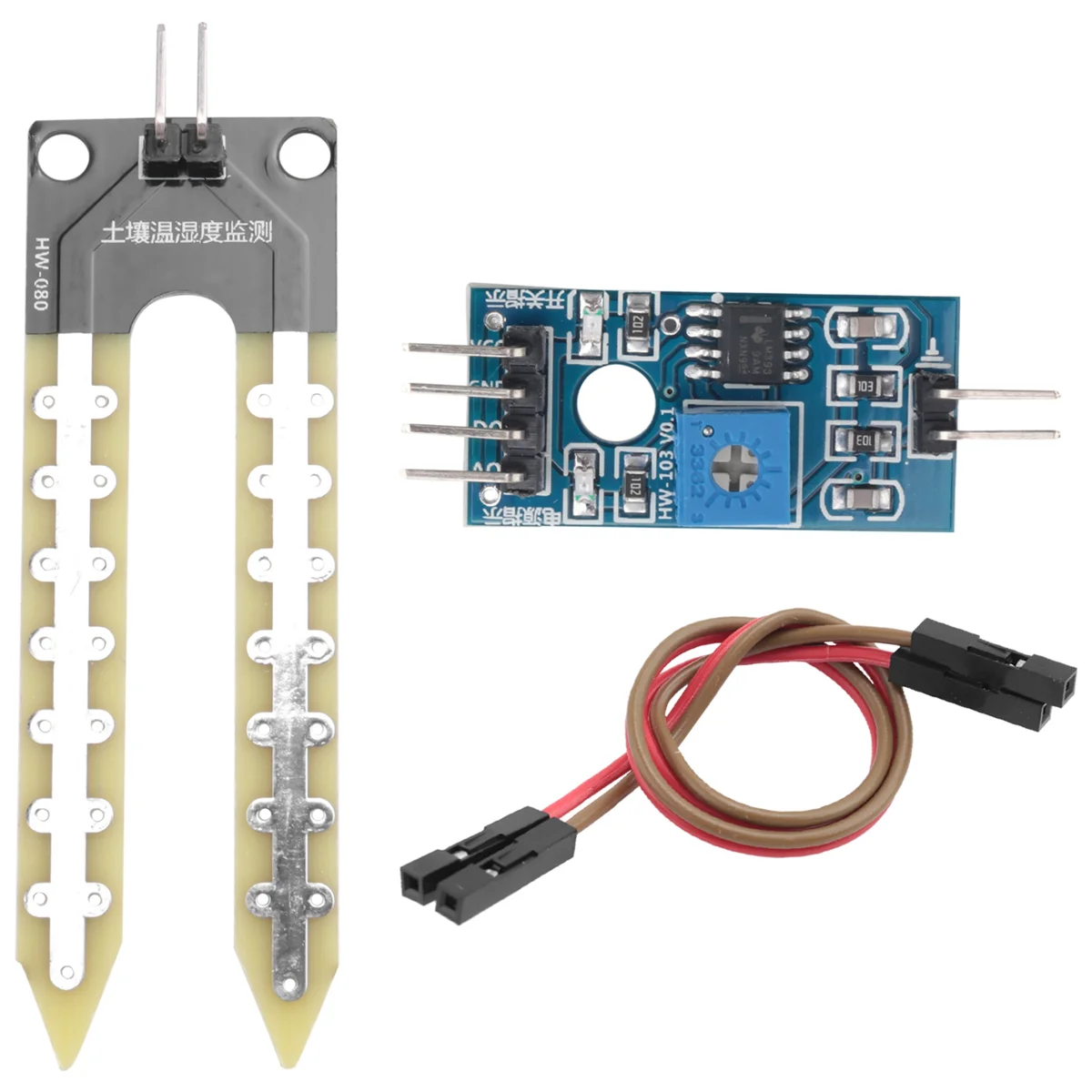 Soil Hygrometer Detection Module Moisture Sensor FC-28 DC 3.3V-5V