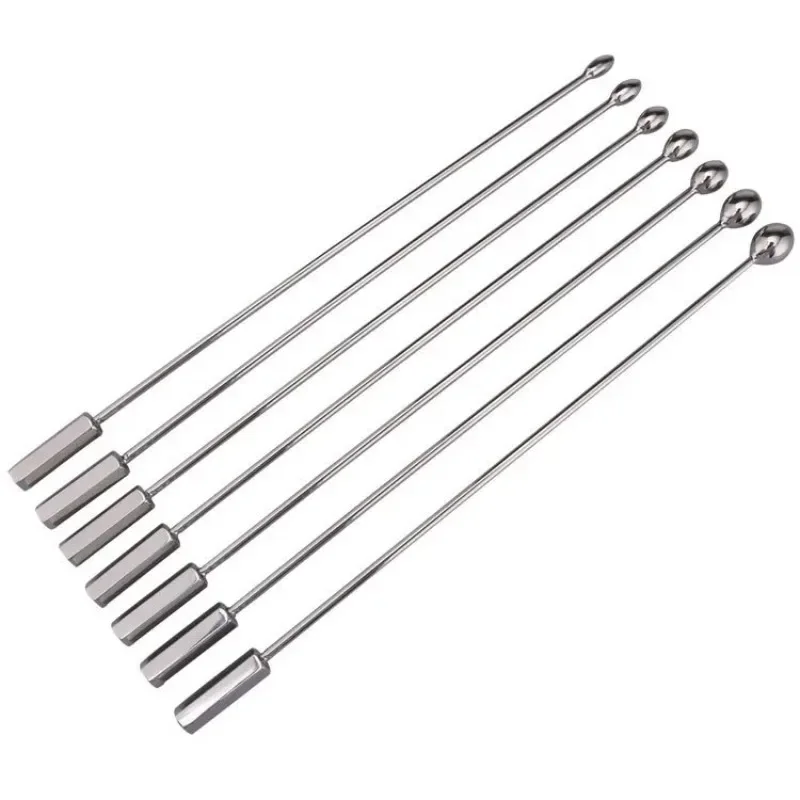 In Acciaio Inox Pagoda Horse Eye Stick In Acciaio Inox Uretrale Bead Urina Plugging Rod Metal Horse Eye Expander
