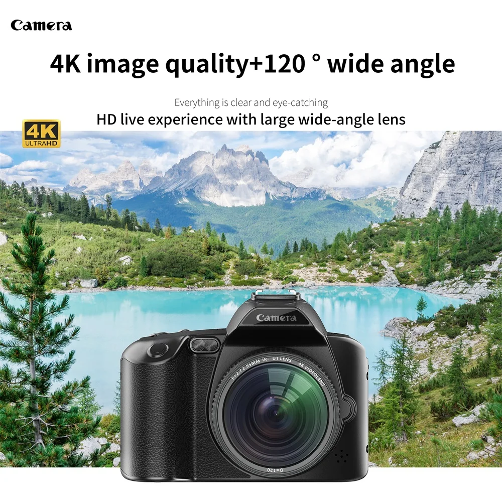 その他 Camera D5 4K D5 4K HD Digital WIFI SLR Camera Camcorder Infrared Night