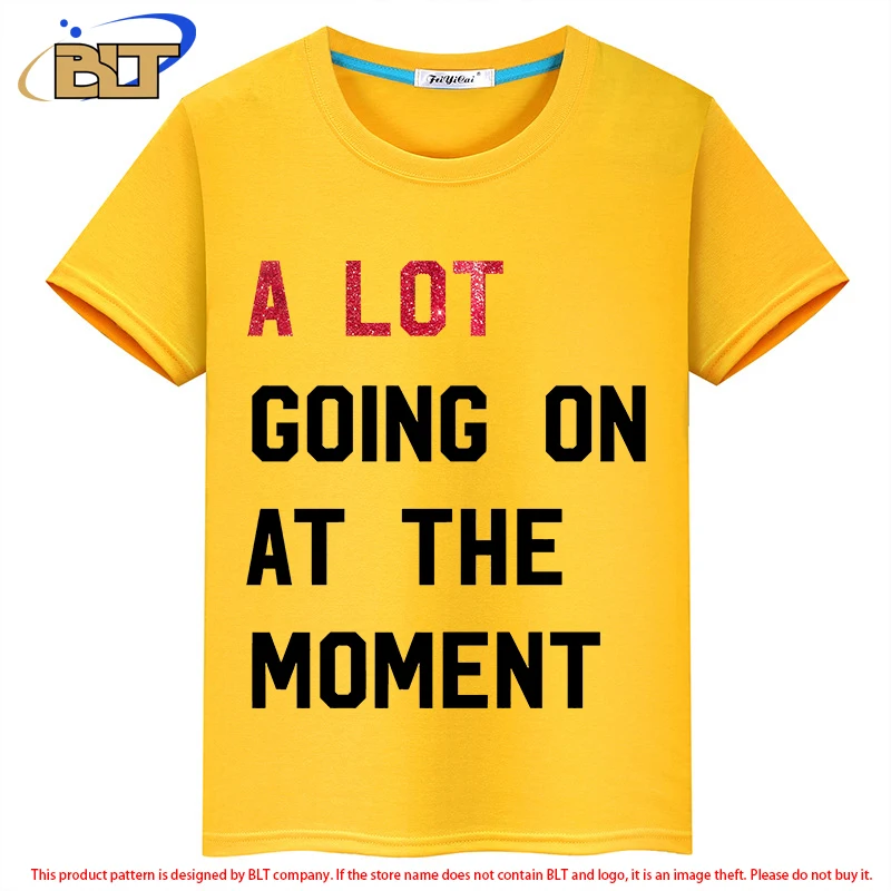 A Lot Going On At The Moment Kids T-Shirt summer children's short-sleeved casual tops for boys and girls 6