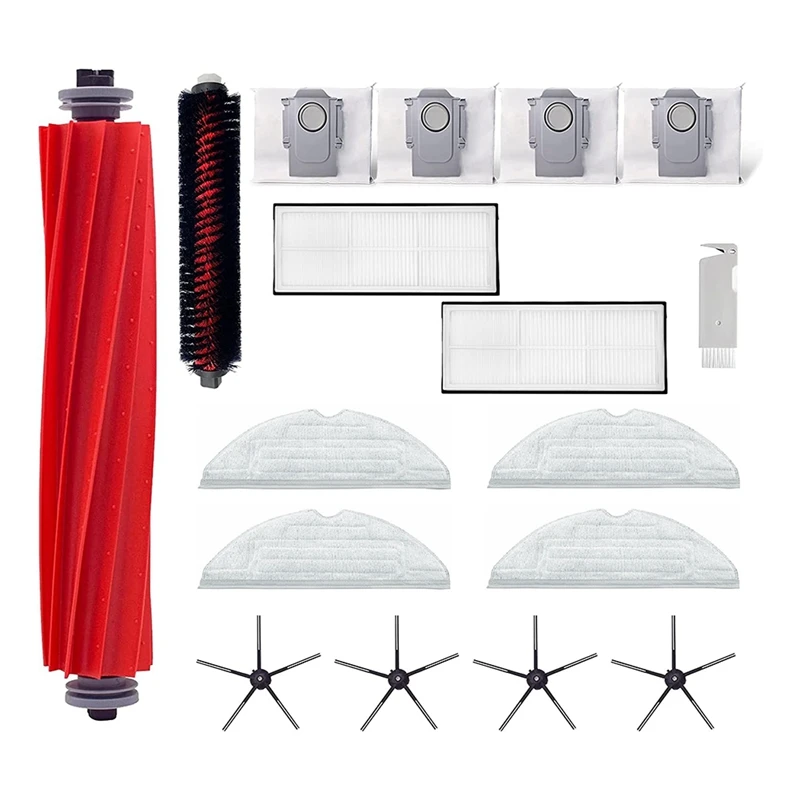 Kit D'Accessoires Pour Roborock S7 Max Ultra, Ensembles De Rechange Pour Robot Aspirateurs S7 Maxv Plus Avec 2 Brosse Principale - Electroménager - Foto 3