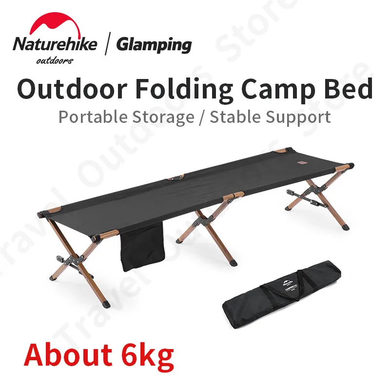 Naturehike Lightweight Camping Bed Folding Camping Cot Portable Bearing