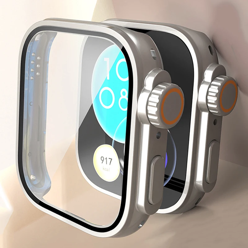 Ultra Shell for Huawei Watch Fit Series - Glass & Hard PC Bumper Cover Case