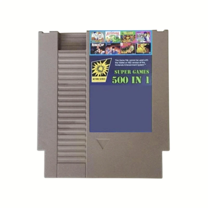 500 in 1 Game Cartridge for NES Console 72Pins Video Game Card