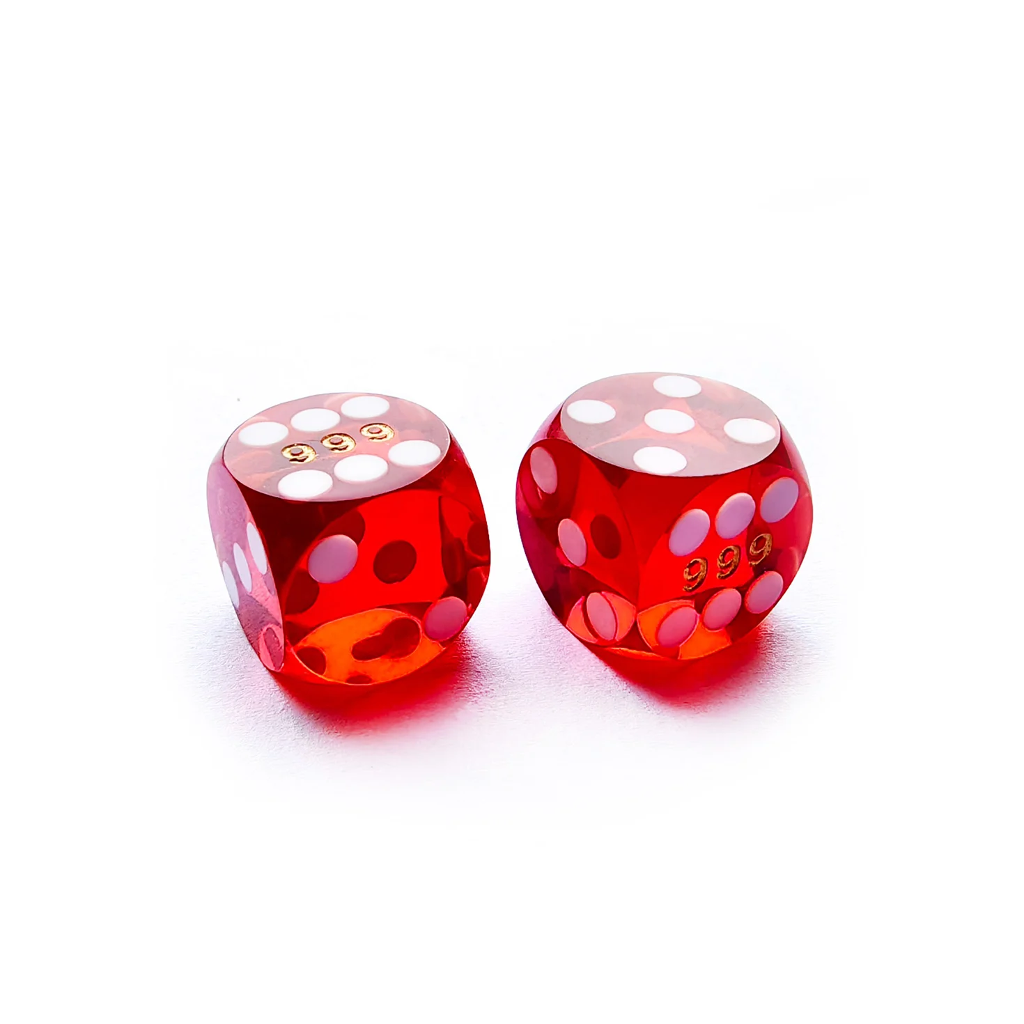 Bescon Dice Professional Small Precision Dice 12.7mm (1/2 inch)  with Random Serial Number, Mini Precision Cut Dice 12.7MM 4