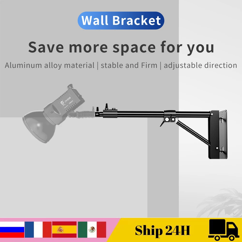 170cm 135cm Heavy Wall Mount Boom Arm Projector Bracket Photography Studio Softbox Video Strobe Ring Lights projector bracket