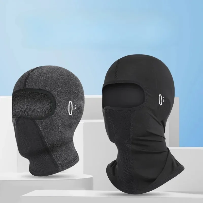 Cycling Balaclava Mask Breathable Ice Silk Motorcycle Riding Sports Face Mask Neck Protection Unisex Summer Sunscreen Headwear