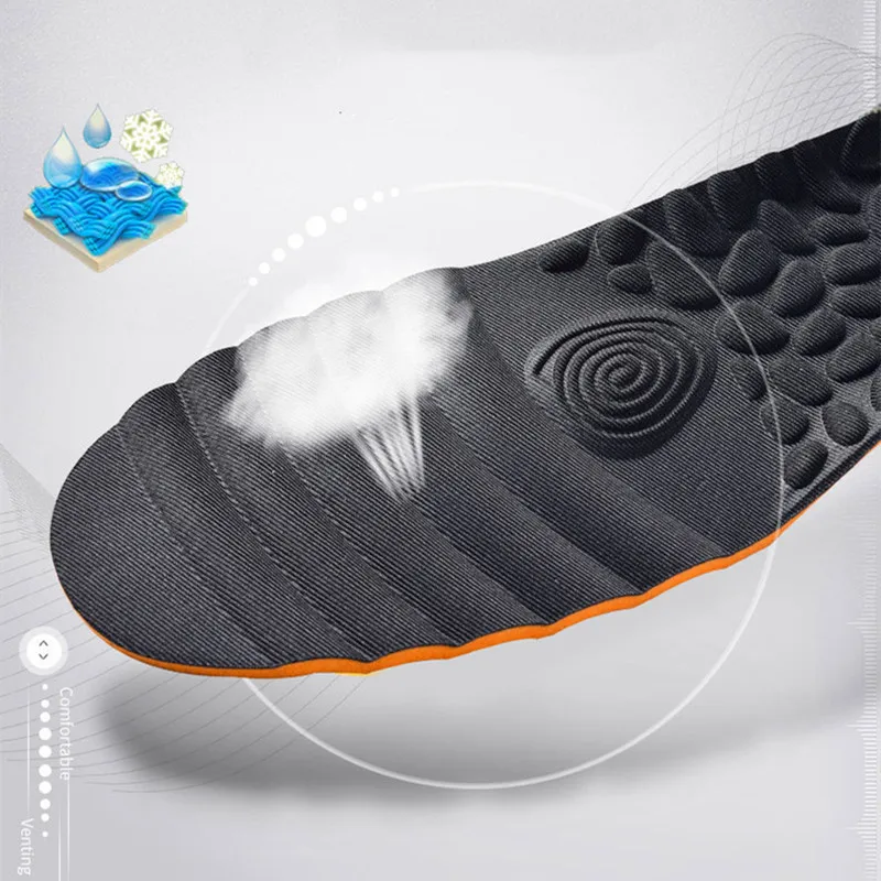 Stretch Memory Foam Insoles Orthopedic Sport Support Insert Woman Men Shoes Feet Soles Pad Orthotic Breathable Running Cushion