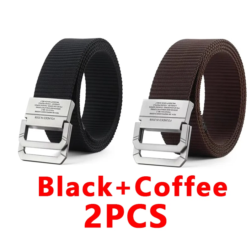 Men's Tactical Canvas Fashion Belt - Nylon Webbing, Casual Luxury Design