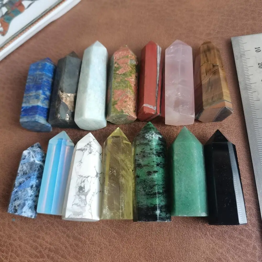 

14 шт. натуральный хрустальный шар, сфера, восстанавливающая башня рейки, точка 4 ~ 5 см