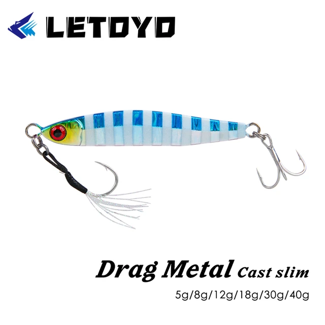 LETOYO señuelos de pesca mar spinning jigs de pesca de mar 3g 5g