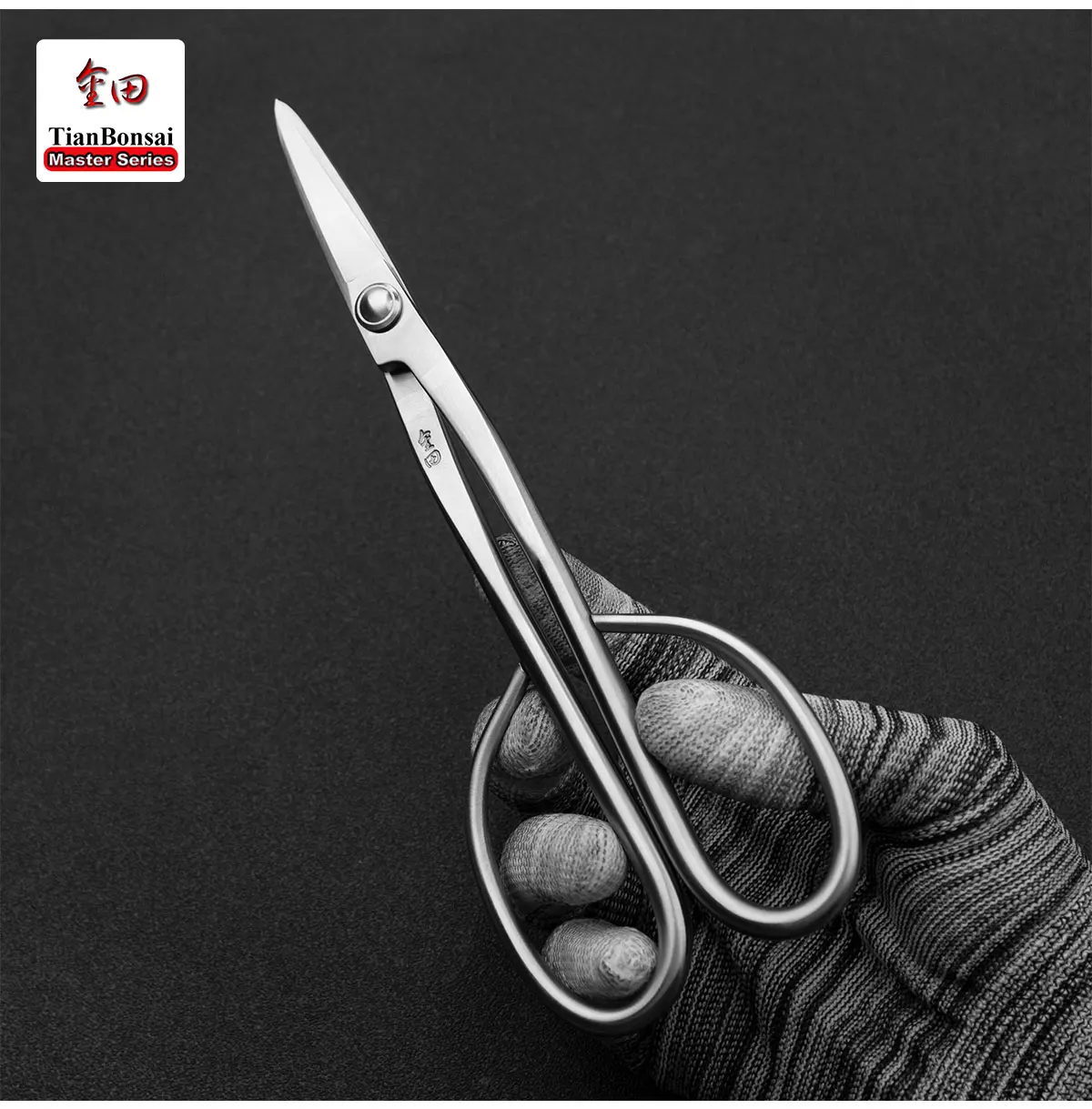 Description Picture 4 of itemMaster series 210 mm long handle bonsai scissors forging by 5Cr15MoV Alloy Steel bonsai tools from TianBonsai