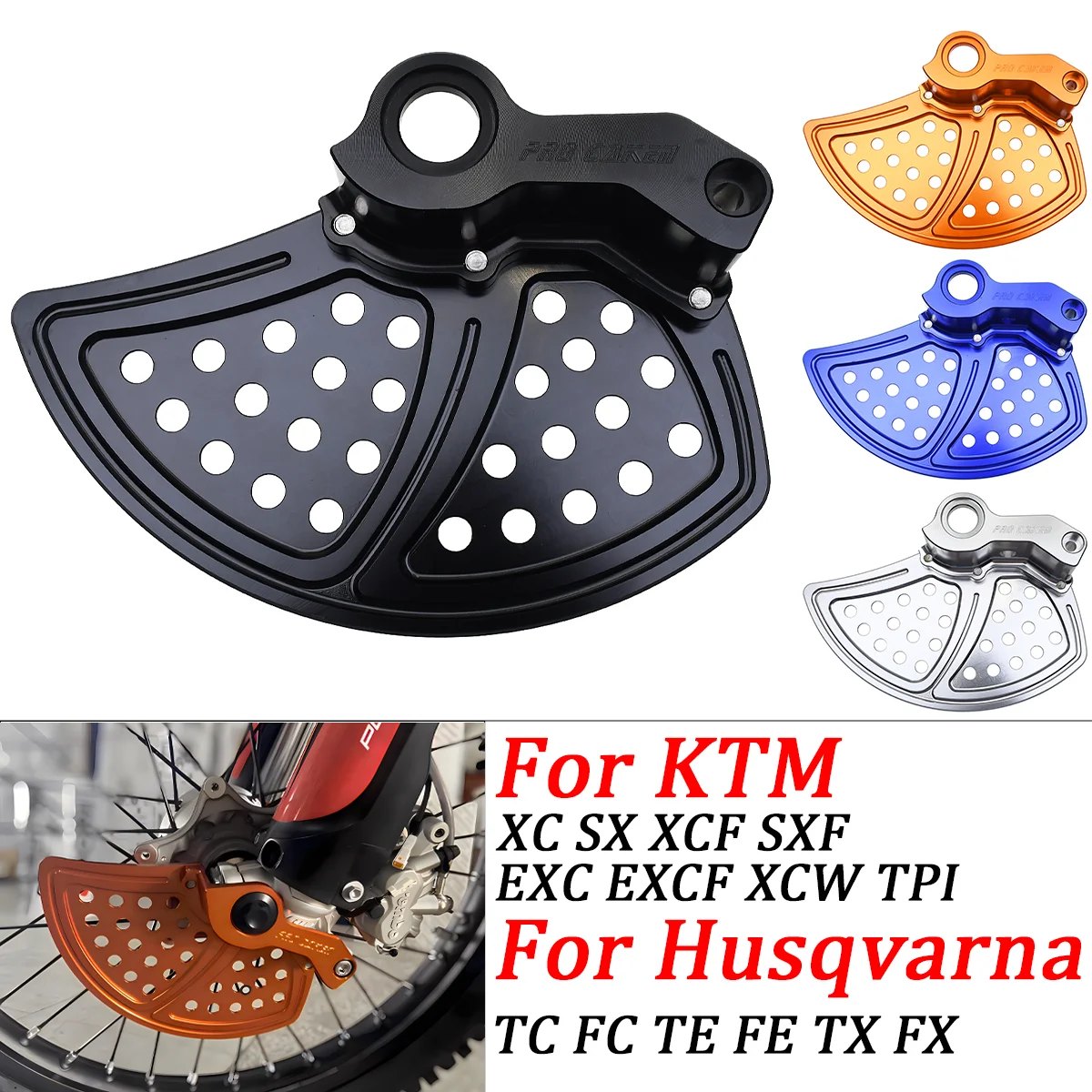 Vorne Bremsscheibe Schutzfolie Für KTM Husqvarna EXC SX SXF XC XCF 125-500 300 Für Husqvarna TC FC TE FE TX FX Zubehör