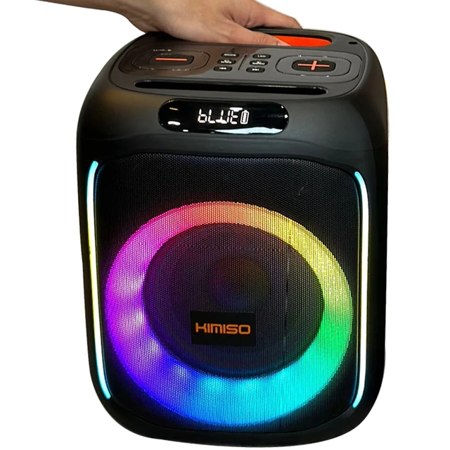 Compre Altavoz Bluetooth Inalámbrico LP-V22 Altavoz Portátil Portátil  Portátil de Subwoofer Electroplacado Mini Altavoz Con Linterna Led/radio fm  - Oro en China