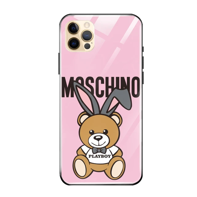 Luxury Tempered Glass Phone Case For Iphone 13 Pro Max Mini Iphone 12 11 8 7 Plus X Xs Xr Moschino Cute Bear Mobile Phone Cases Covers Aliexpress Luxury Tempered Glass Phone Case For Iphone 13 Pro Max Mini Iphone 12 11 8 7 Plus X Xs Xr Moschino Cute Bear Mobile Phone Cases Covers Aliexpress