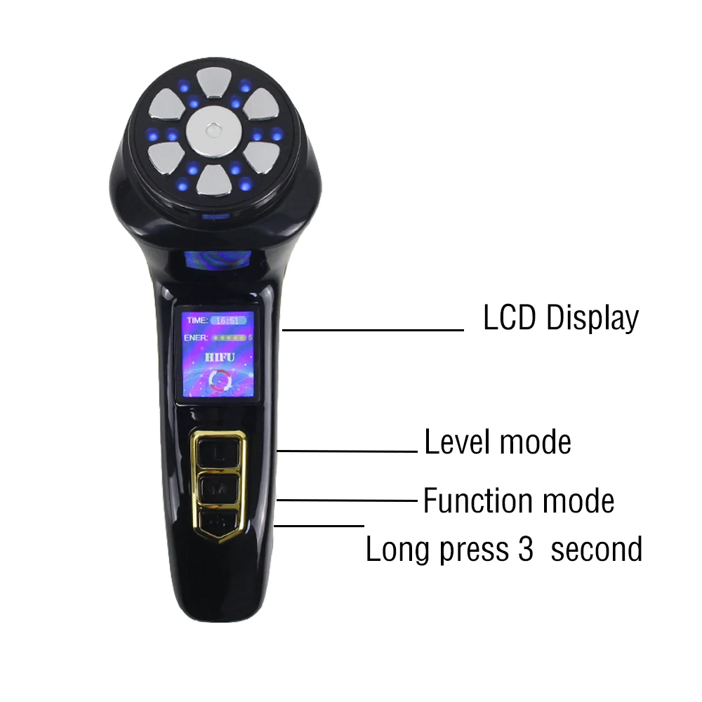 2025 New Mini Hifu 4 In1 Ultrasonic Machine Ems Micro
