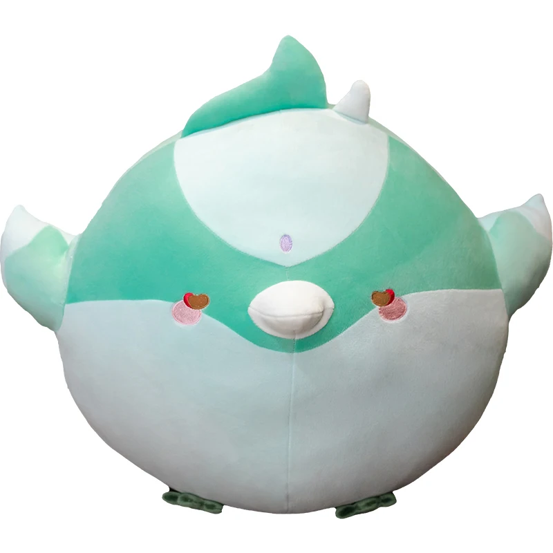 

Genshin Impact Xiao bird peripheral toy stuffed plush doll soft cyan bird pillow pendant Christmas Valentine's Day gift