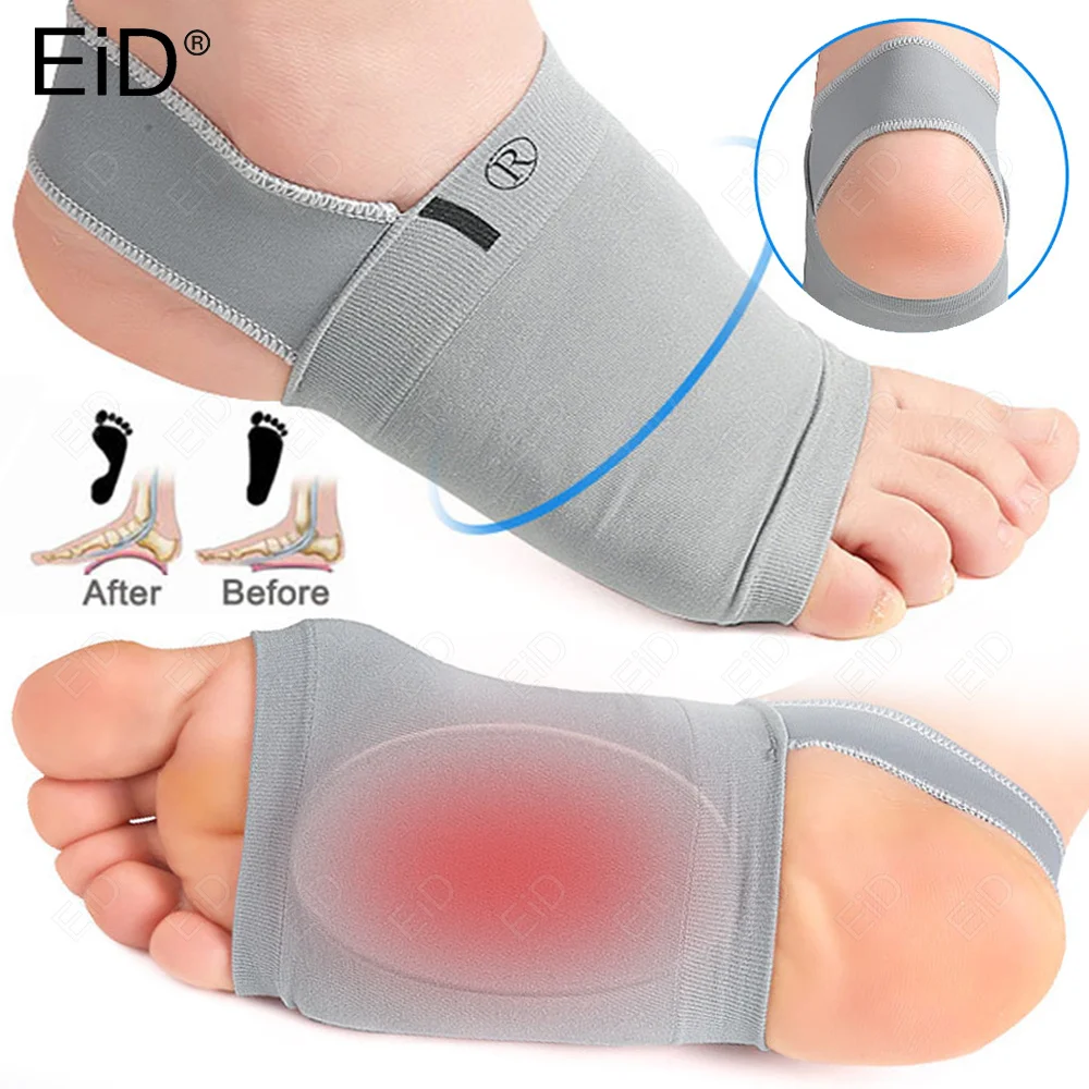 Arch Pad Unterstützung Einlegesohlen für Flache Fuß Richtige Hohe Arch Kissen Ärmeln Plantarfasziitis Schmerzen Relief Orthopädische Fuß einlegesohlen