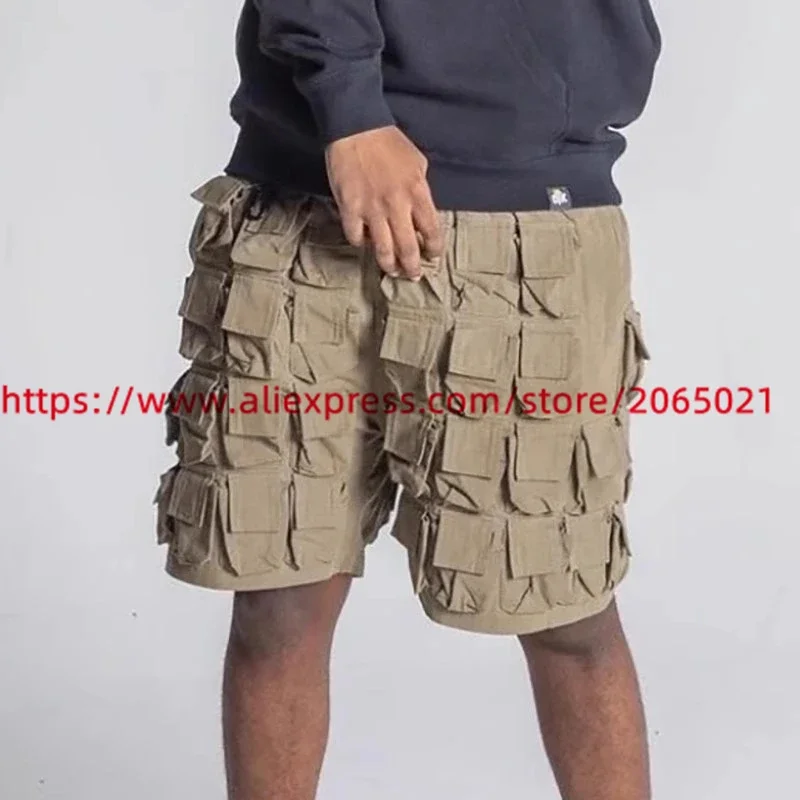 Flaneur 58 Pocket Cargo Work Shorts Men Women Ultra Multi Pocket Functional Drawstring Breeches 5