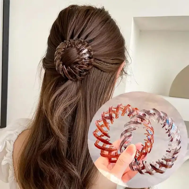 Fashion Girls Hair Claw Women Hairs Clamp Grab Barrettes Women High-quality Korean Tail Horsetail Buckle Hairing Clip Headwear