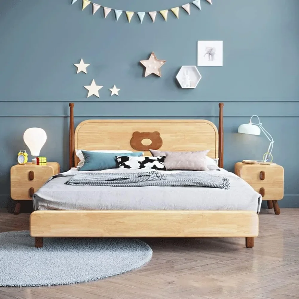 Children's bedside table, Nordic creative mini storage cabinet, square side table with drawers, children's bedside table