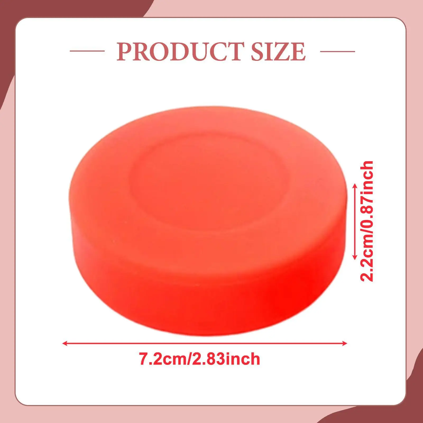 Quality PVC Ice Hockey Puck Skill Development Training Ball for Kids Adults Teams Indoor Outdoor Play