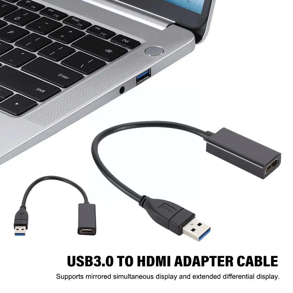 USB to HDMI ȣȯ , 1080P USB 3.0 to HDMI  , Windows 7 8 10 PC Ʈ ũž   H5U5